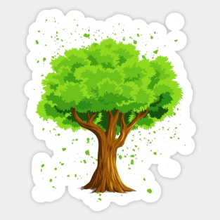 Tree Of Happiness Sticker